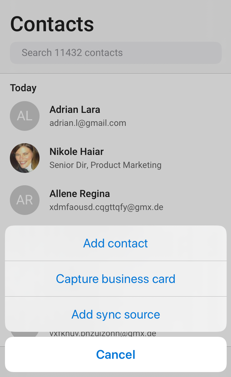 app for mac for storing business cards