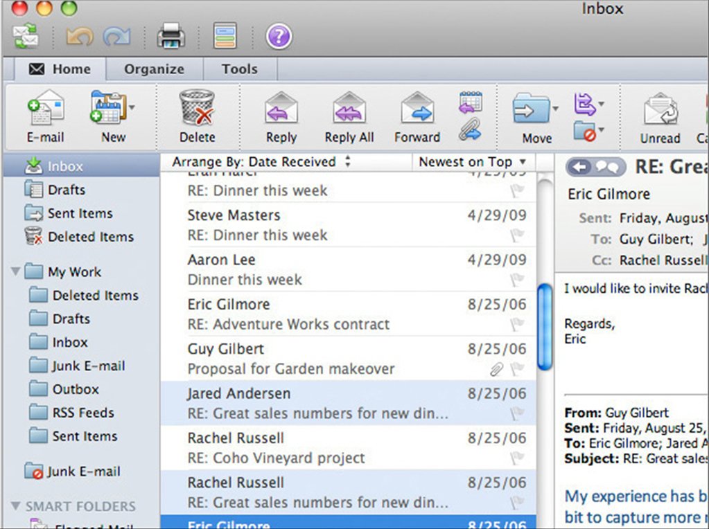 outlook 2010 for mac
