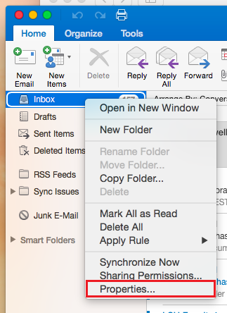 new emails marked as read outlook for mac